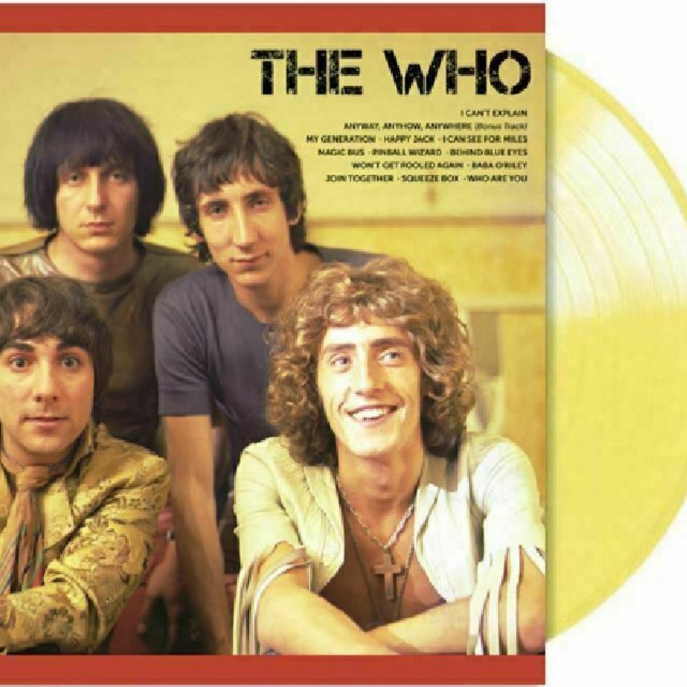 The Who Icon LP ~ Exclusive Colored Vinyl (Custard Yellow) ~ New/Sealed!